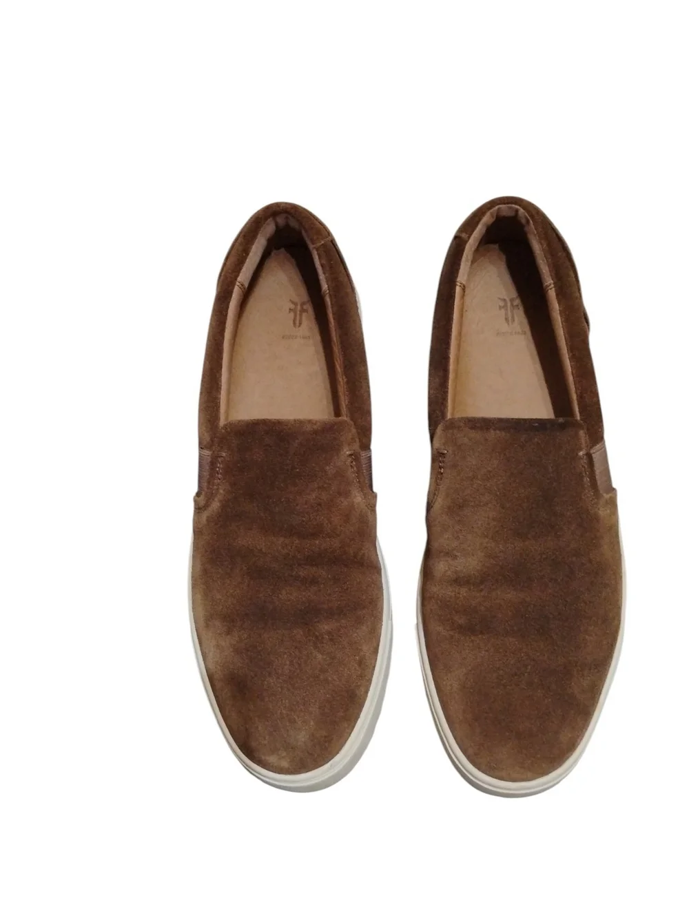 Frye Women's Ivey Brown Suede Slip-On Casual Shoes Size 9.5